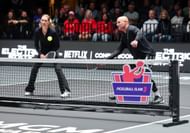 Andre Agassi and Steffi Graf at the Pickleball Slam 3 - Source: Getty